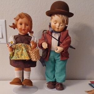 Hummel Dolls Firgurines Boy Girl